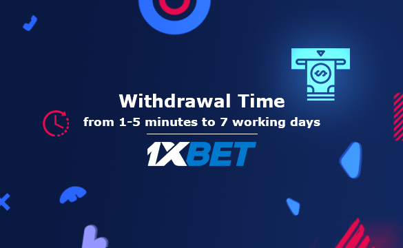 Withdrawal Time from 1xbet in India