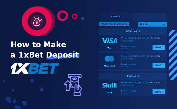 How to Make a 1xBet Deposit in India