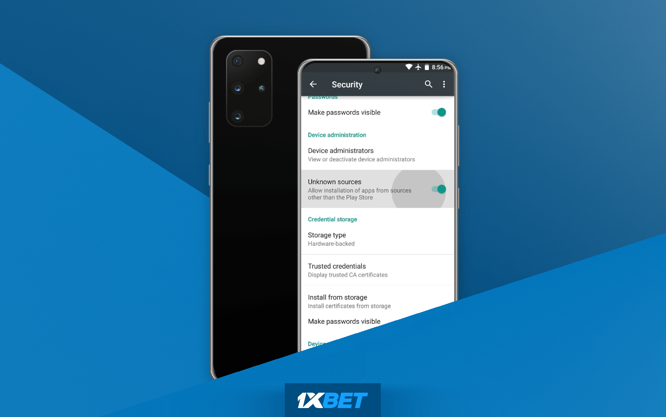 Detailed information on how to install 1xbet apk on Android