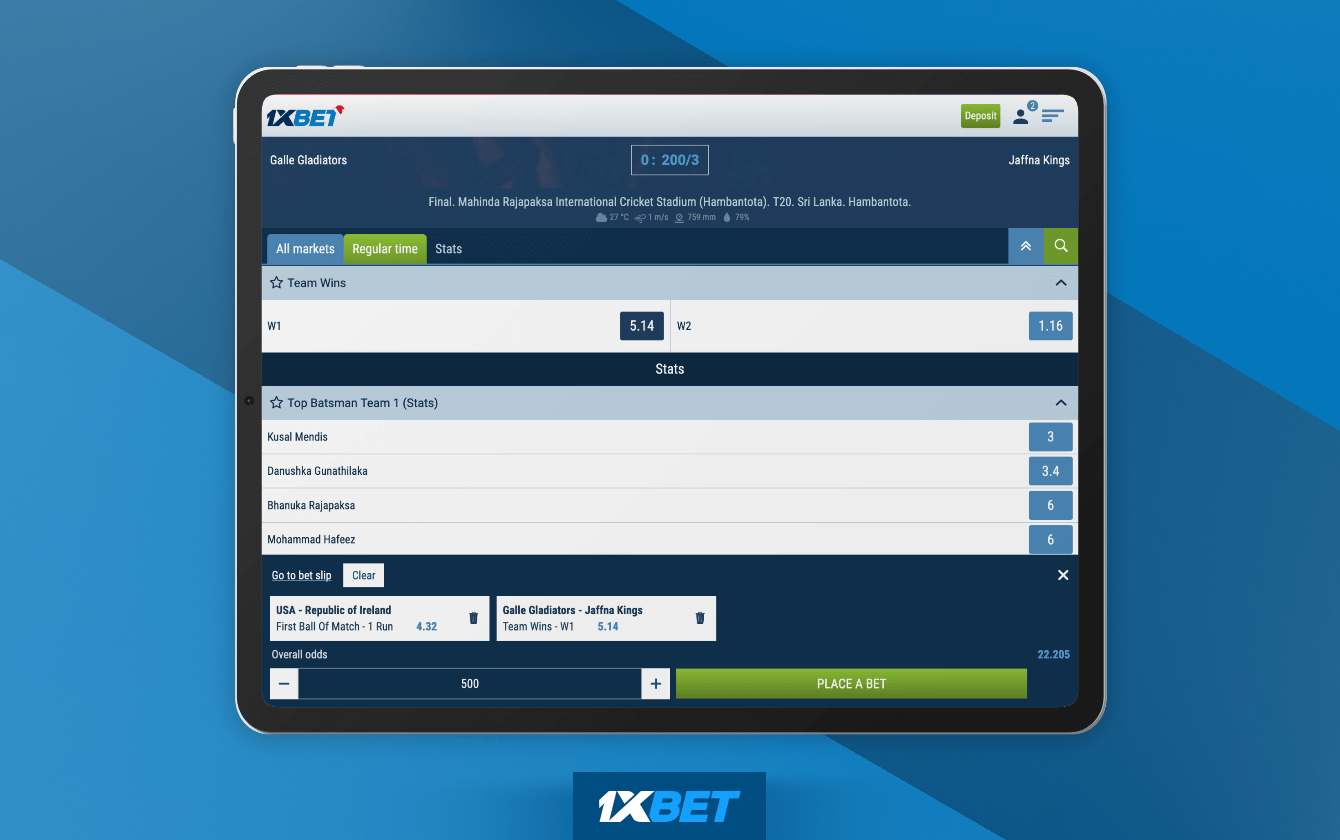 Detailed information on how to use the 1xbet app